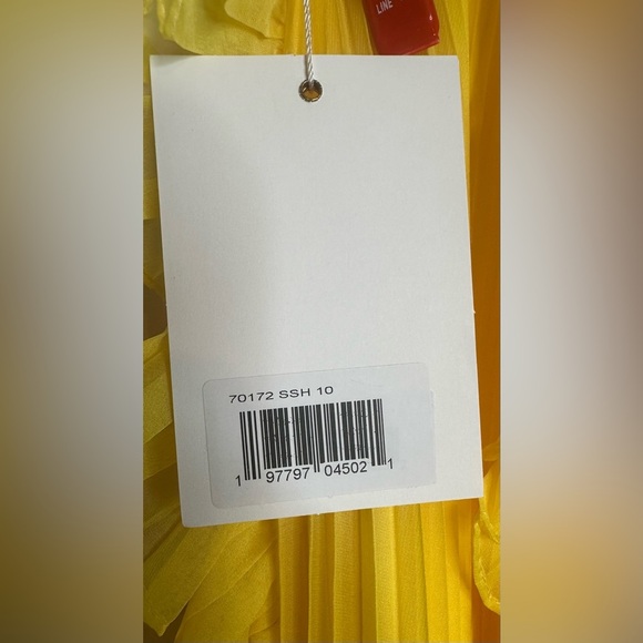 Mac Duggal Style # 70172 A-line Chiffon Gown High/Low in Sunshine - Picture 10 of 14